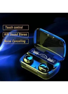 SHOPI M10 TWS Wireless Earphones Sports Waterproof Touch Headset LED Display Bass Wireless Earbuds  - Image 1