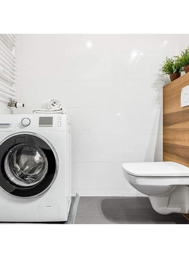 2 أجهزة كمبيوتر شخصية عتبة دش,حاجز المياه الانحناء العشوائي,سد المياه العتبة القابلة للطي,حارس رش دش ذاتي اللاصق,نظام الاحتفاظ بالمياه المنزلي,شريط حظر المياه للمطبخ الحمام,رمادي,, - Image 5