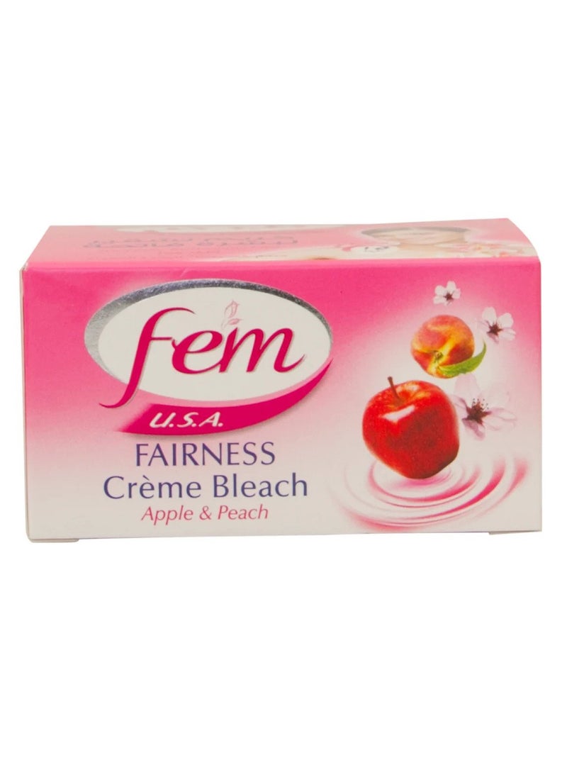 fem - Fairness Apple And Peach Cream Bleach 100g - Image 1