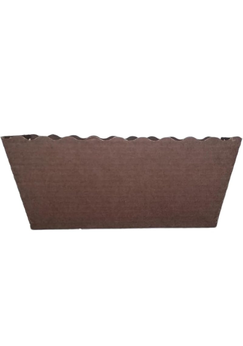 Baekence Bake and Serve Cake Mould Brownie Rectangular Paper Mould 80100 GMS Pack of 100 pcs - Image 3