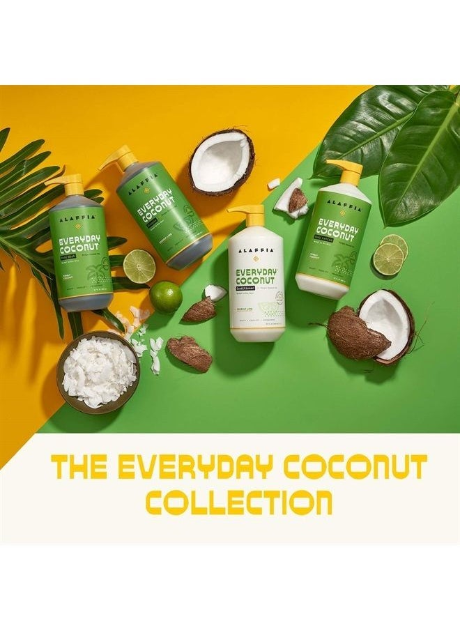 Alaffia - Everyday Coconut Face Cream, Skin Care with Virgin Coconut Oil, Moisturizer for Firmness & Elasticity, Helps Reduce the Appearance of Lines & Wrinkles, Purely Coconut, 12 Fl Oz Ea - Image 1
