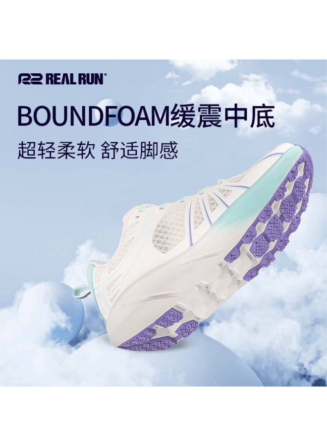 R2 Real Run Official Flagship New Running Shoes Professional Shock Absorption Lightweight Sports Shoes Women Marathon Jogging Shoes Men