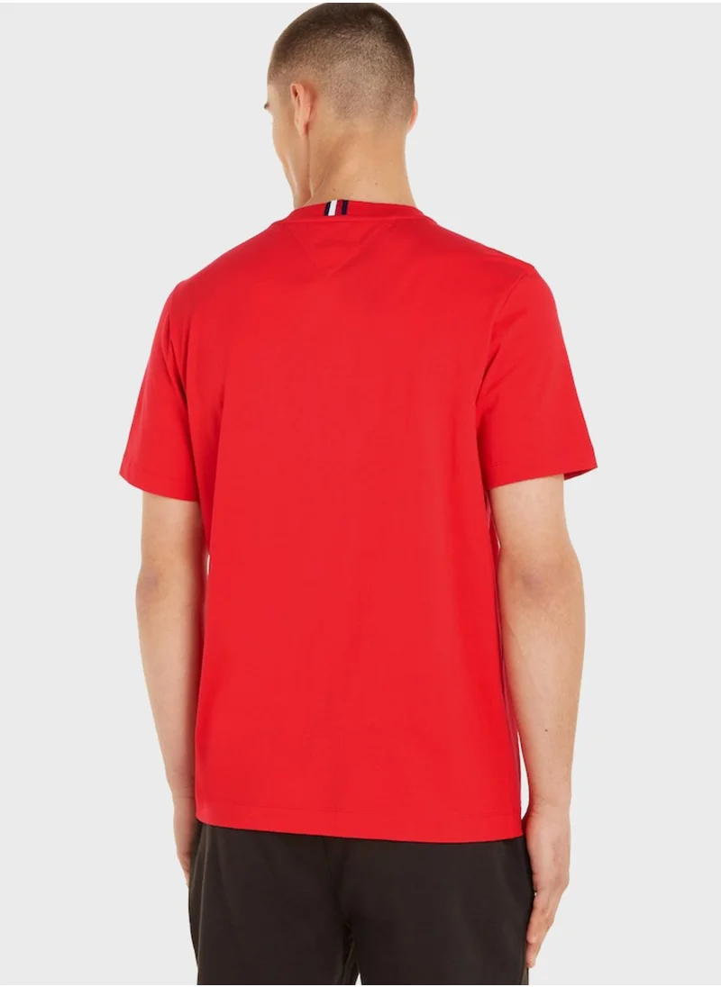 TOMMY HILFIGER Monogram Crew Neck T-Shirt