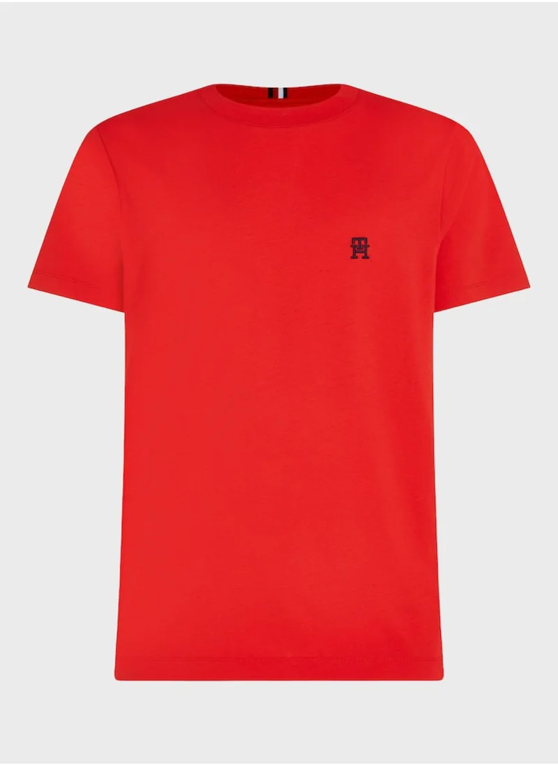TOMMY HILFIGER Monogram Crew Neck T-Shirt