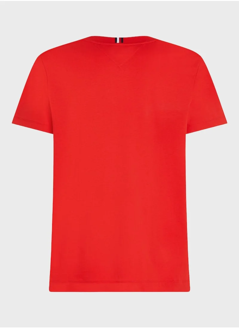 TOMMY HILFIGER Monogram Crew Neck T-Shirt