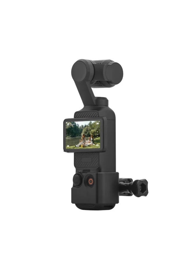 Generic BRDRC Protective Edge Frame For DJI OSMO POCKET 3 Camera Adapter Accessories Sports Camera Protection Case-Color:Adapter Frame + Backpack Clip + Chest Strap (3-piece Set)  - Image 3