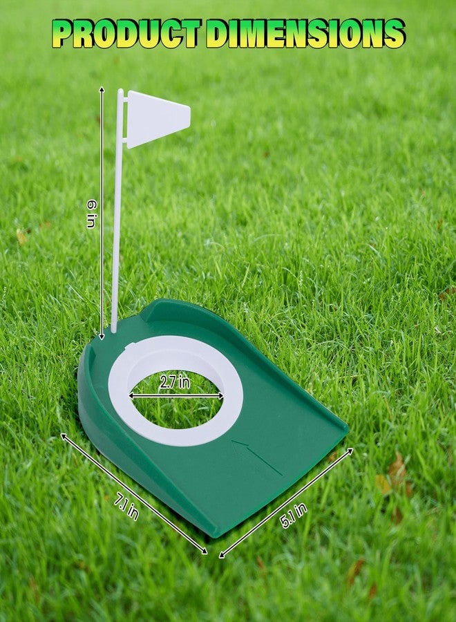 WodGod Mini Putting Golf Practice Set-Adjustable Putters, 6Flagged Holes, 12Practice Balls, Extendable Ball Retriever&Portable Storage Bags for Indoor and Outdoor Play - Image 3