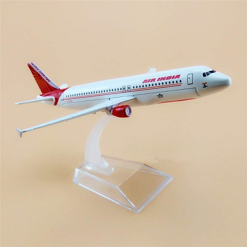 AmigozZ Diecast Aeroplane Scale Model Only For Display, Size -16 Cm-A320 Air India (Air India) - Multicolor - Image 2
