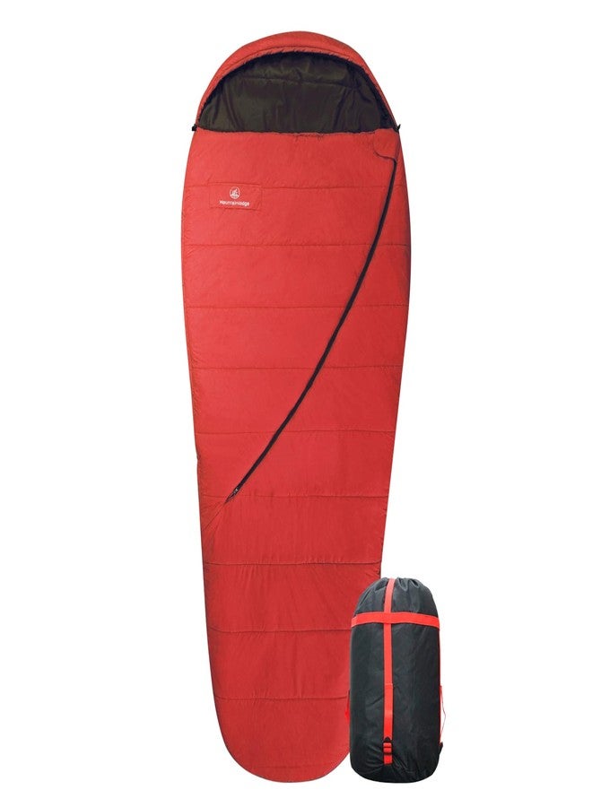 Mountainlodge Balance Sleeping Bag for Adult&Kids,Cold&Warm Weather with Compression Sack and Water Resistant for Family Camping,Travel and Car Camping (Red) - Image 1