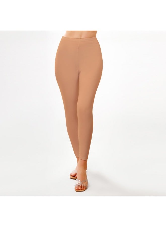 Selina Wear - Women's Cotton Legging - Stretch Leggings for Women Comfortable and Stylish Tights, Workout, Gym, Yoga - Image 1