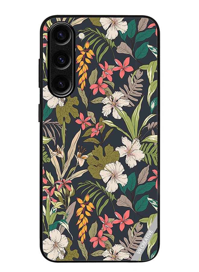 VR CREATIVE Protective Case Cover For Samsung Galaxy S24 Plus Flower Design Multicolour - Image 1