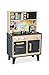 Janod Retro Mosaic Multicolored 34 Wooden Kitchen Play Set Pretend Cooking Realistic Sound and Lights Encourages Imaginative Play Durable Design Includes Accessories J06609 - Image 2