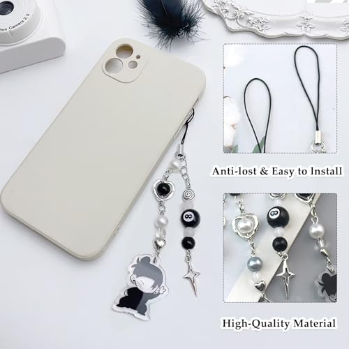 CoolShef Anime Phone Charms | Cute Jujutsu Kaisen Goj Satoru & Suguru Geto Phone Charm | Stylish Anime Accessories for Phones, Bags, Keychains, Earphones & Camera Decor - Image 3