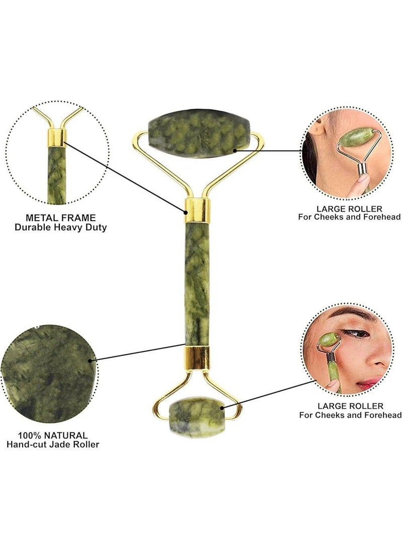 BEYTOR 3-in-1 Electric Facial Massager Set Rechargeable Jade Roller & Gua Sha Tool Kit | Lifting, Sculpting & Anti-Aging Device with Microcurrent for Skin Tightening - Image 5