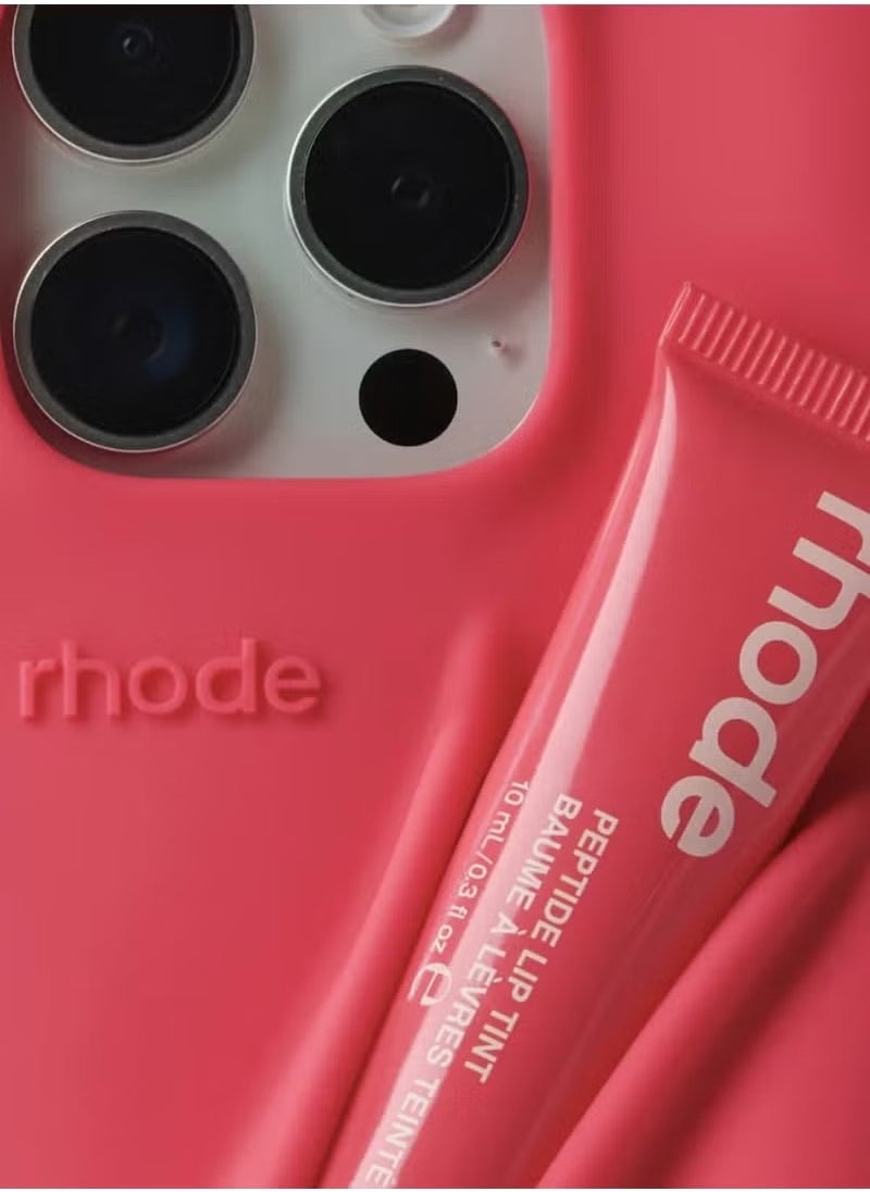 rhode Peptide Lip Tint (Guava Spritz) + Summer Lip Case Case for iPhone 15 promax (Guava Spritz) - Limited Edition - Image 3