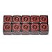 SmartDealsPro 10Pack D6 Six Sides 16mm Dice Die for DND MTG PRG Wow Table Game Math Teaching Red Letter - Image 4