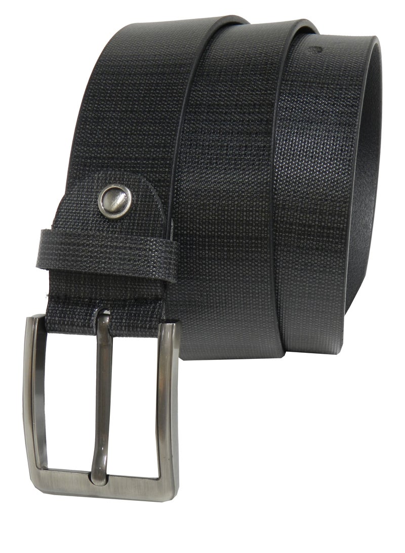 LAVERI LEATHER GENUINE LEATHER 40 MM FORMAL AND CASUAL BLACK BELT FOR MENS - Image 2