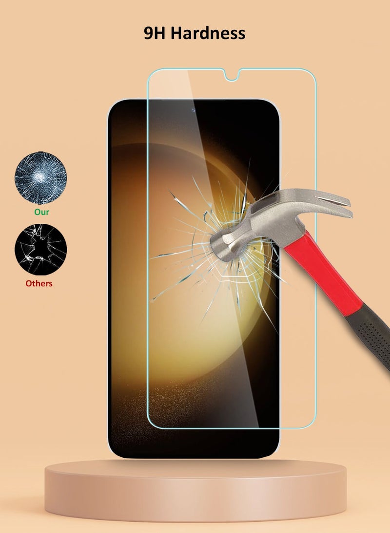 Techie واقي شاشة Techie مضاد للانعكاس ومضاد للفقاعات بدرجة صلابة 9H من الزجاج المقوى عالي الدقة لهاتف Samsung Galaxy S23 Plus - Image 3