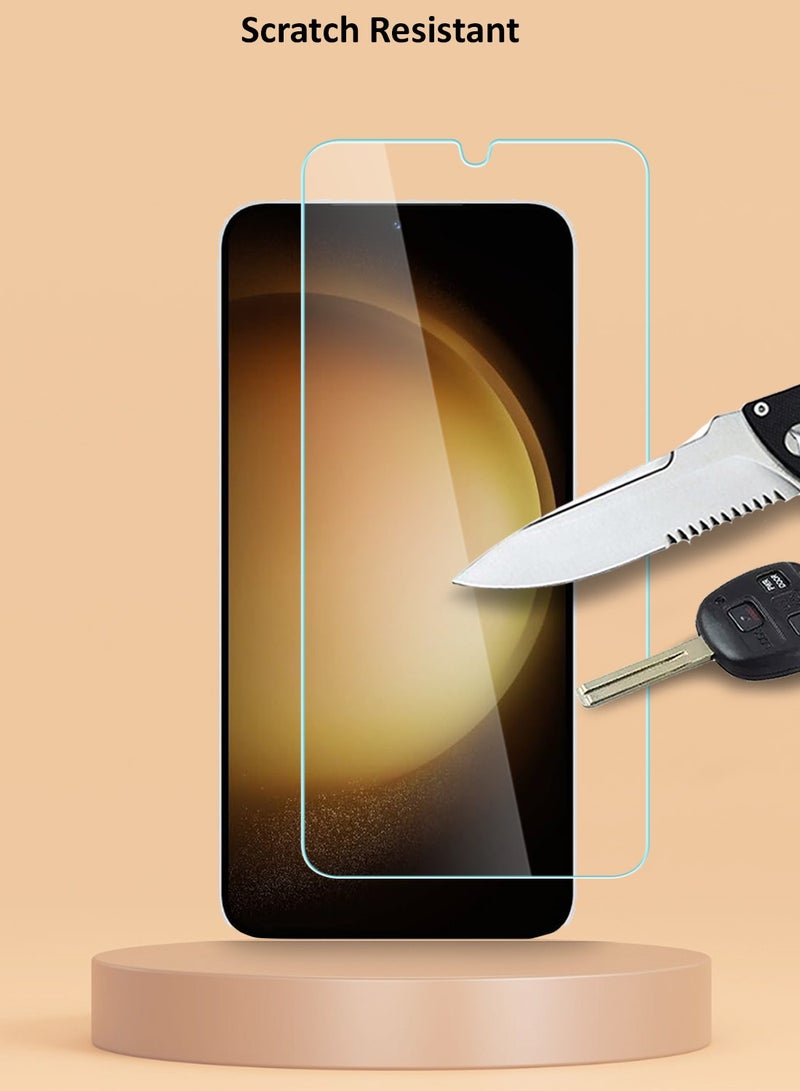 Techie واقي شاشة Techie مضاد للانعكاس ومضاد للفقاعات بدرجة صلابة 9H من الزجاج المقوى عالي الدقة لهاتف Samsung Galaxy S23 Plus - Image 5