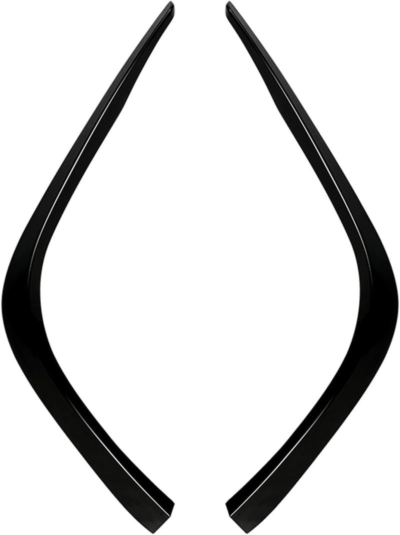 Yurefax Gloss Black Front Bumper Side Air Vent Cover for Toyota Camry - Image 1