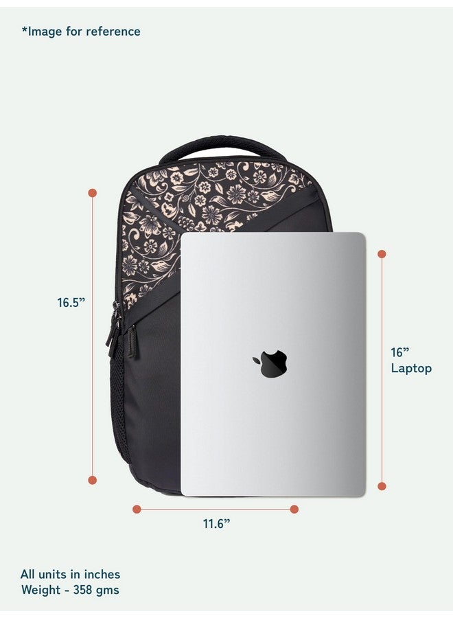 ZOUK حقيبة ظهر لابتوب زوك تاران | جلد نباتي | تناسب لابتوب حتى 15.6 بوصة | مقاومة للماء | متعددة المقصورات | مثالية للمكتب، الكلية والمدرسة | فخر هندي - Image 3