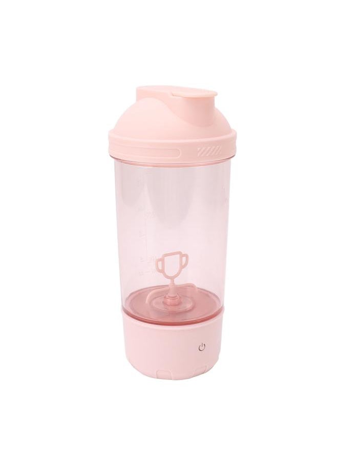 Thoraya Electric Protein Shaker Bottle Portable Rechargeable Mixer Cup for Protein Milk Coffee Pink  - Image 2