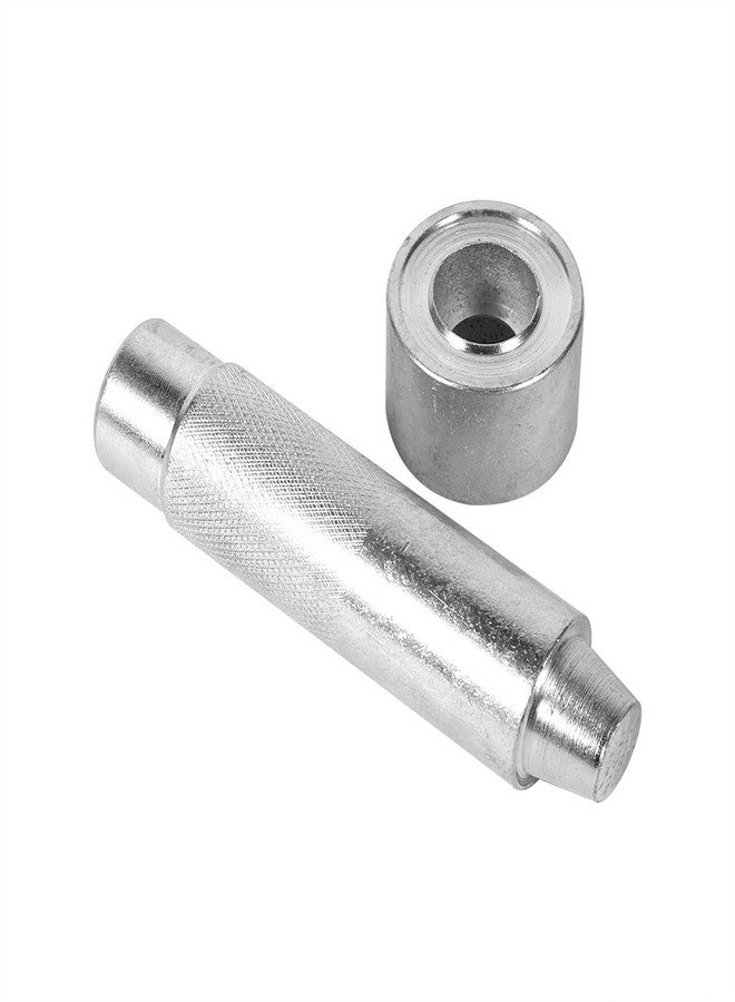 Walfront Eyelet Hole Punch Tool Grommet Setter 4 12 14 17 20mm Die Kit for Leather Craft Clothing Fabric Eyelet Hand Setter Hollow Punch (2000# 20mm) - Image 2