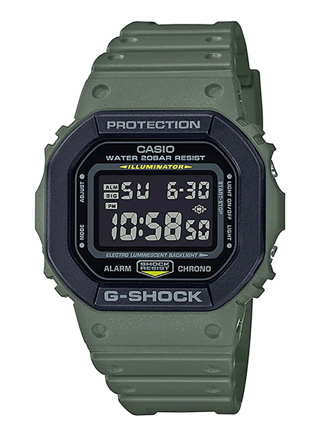 كاسيو ساعة جي شوك الرقمية DW-5610SU-3DR - 48 ملم - أخضر للجنسين - Image 1