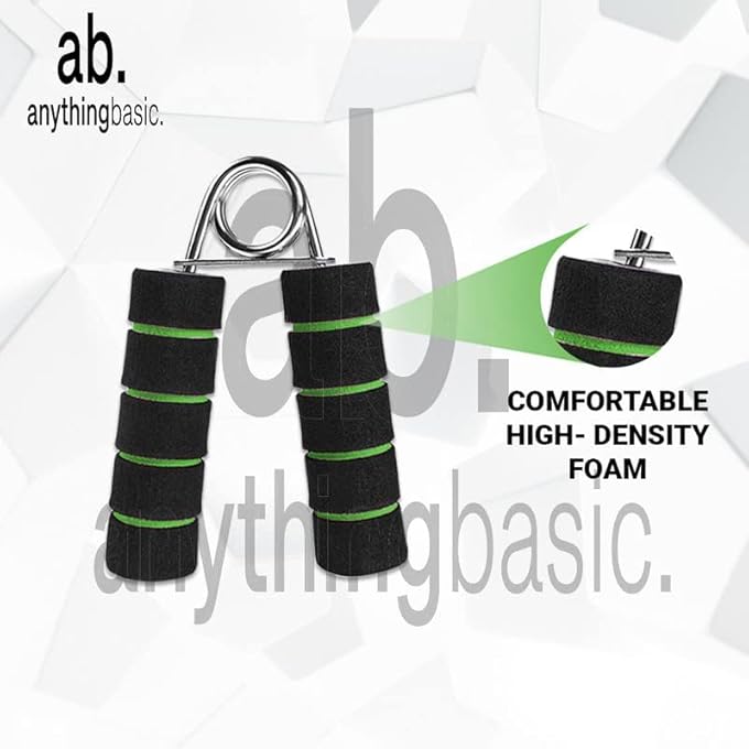 ANYTHINGBASIC. SKIPPING ROPE AND HAND GRIPPER FOR MEN, WOMEN & CHILDREN - JUMP ROPE FOR EXERCISE WORKOUT & WEIGHT LOSS (GREEN) - Image 3