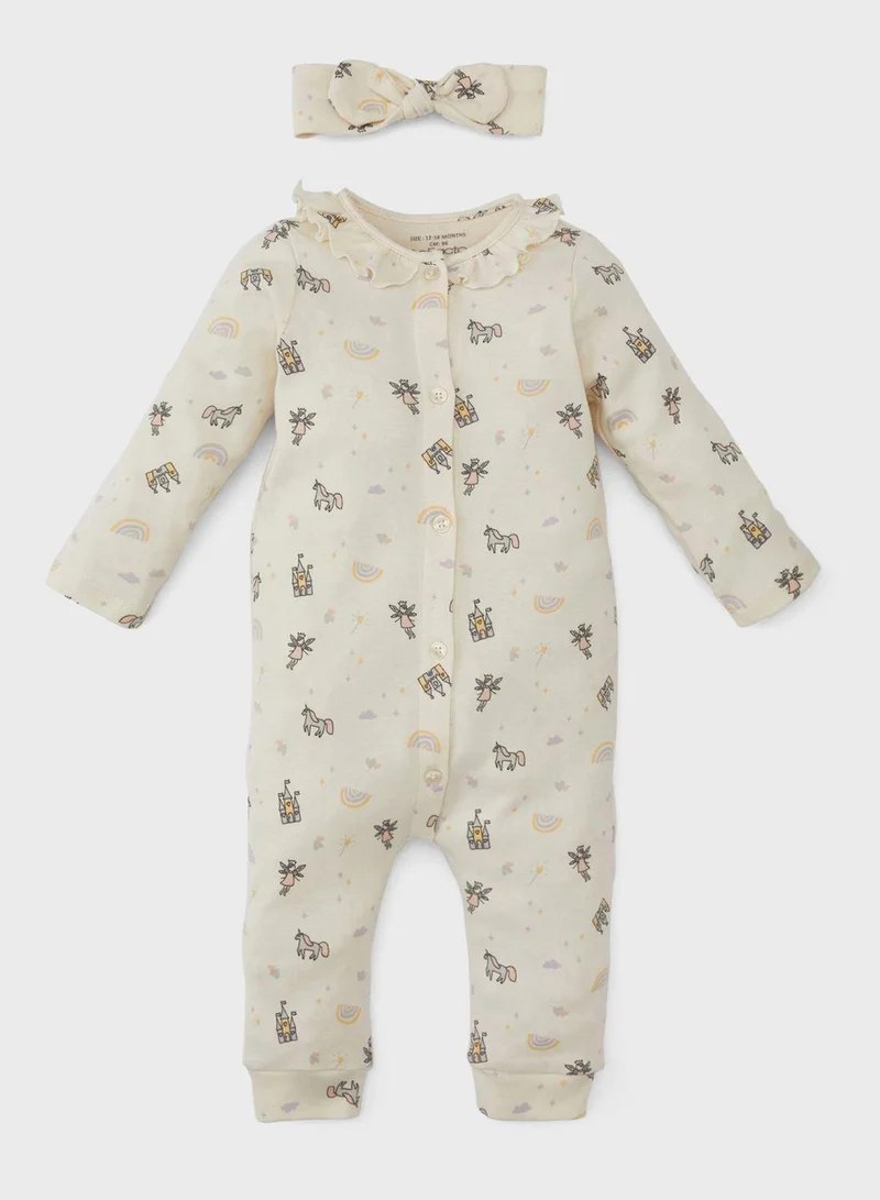 DeFacto Baby Girl 2-Pack Regular Fit Overalls