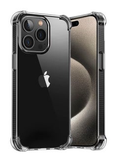 Houmt iPhone 15 Pro Case 6.1 Inch Ultra Slim Soft TPU Material Scartch Resistant with 4 Corners Bumper, Shockproof Protective Cover for Apple iPhone 15 Pro  - Image 1