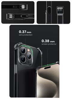 Houmt iPhone 15 Pro Case 6.1 Inch Ultra Slim Soft TPU Material Scartch Resistant with 4 Corners Bumper, Shockproof Protective Cover for Apple iPhone 15 Pro  - Image 4