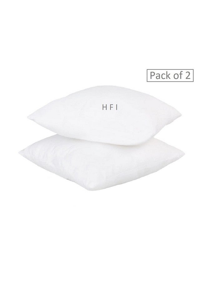 HFI حشوات الوسائد من ألياف البوليستر الدقيقة HFI للفنون الحضرية - عبوة من 2 قطعة | 12 × 12 بوصة | أبيض | وسائد السيارة، وسادة صغيرة، وسادة أريكة، وسادة، وسائد للأريكة، وسادة أريكة، وسائد للسرير - Image 3