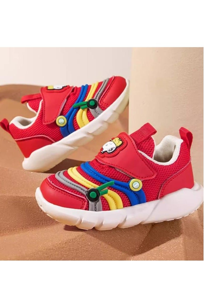 Snoopy Baby Breathable Walking Shoes With Soft Sole, Anti Slip And Anti Kick Function Shoes - Image 2