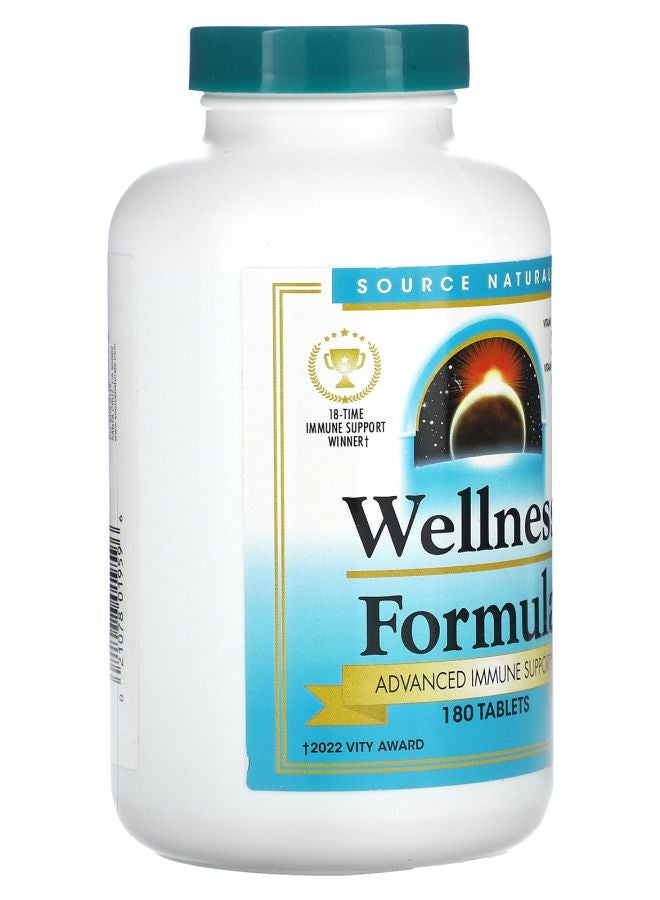Source Naturals Wellness Formula Advanced Immune Support 180 Tablets - Image 2