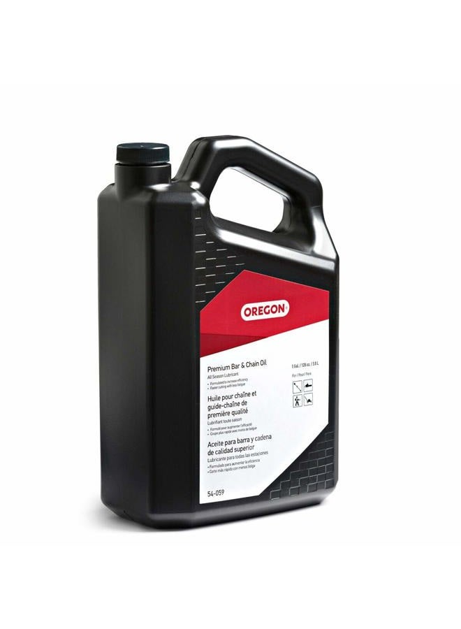Oregon 54-059 Premium Bar and Chain Oil and Lubricant for Chainsaws, 1 Gallon Bottle (128 fl.oz / 4500 ml) - Image 2