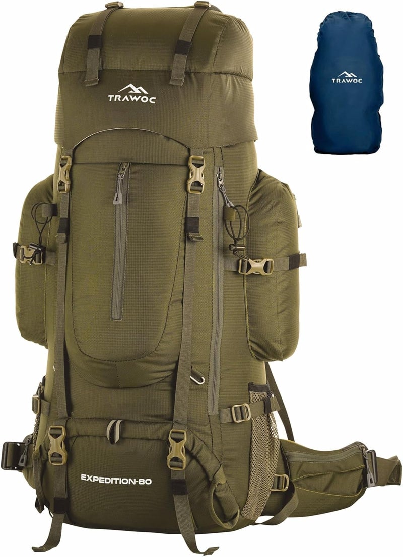 TRAWOC EXPEDITION 80L Travel Backpack - Image 1