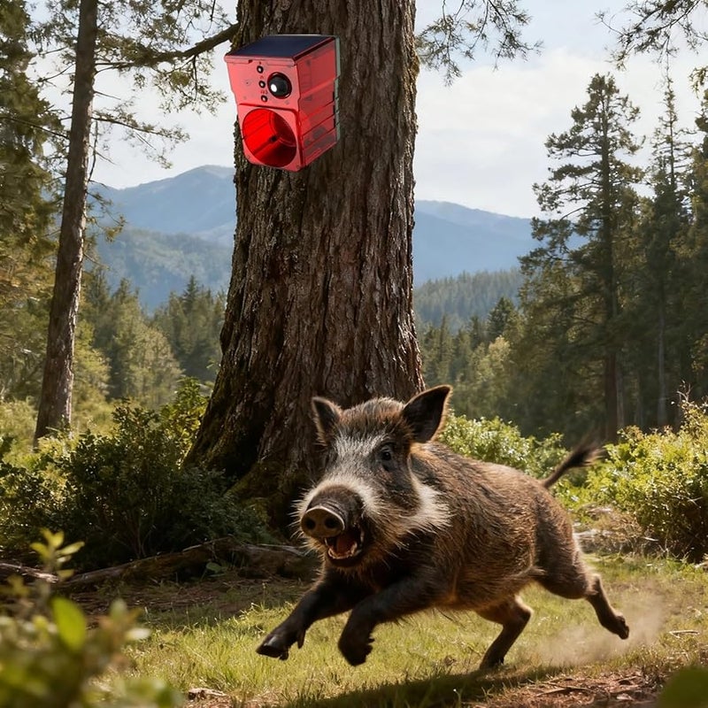 Solar Powered Outdoor Security Alarm With Motion Detection Siren And Dog Bark Sounds - Image 3