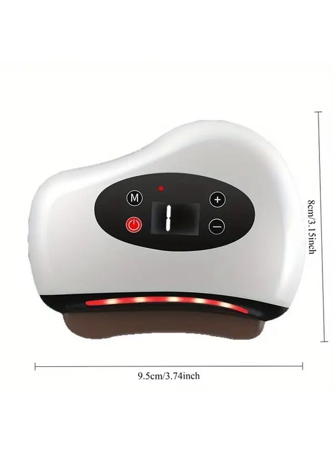 Green Electric Gua Sha Board Back Waist Massager 9 Adjustable Levels Full Body Massage Beauty Device - Image 2