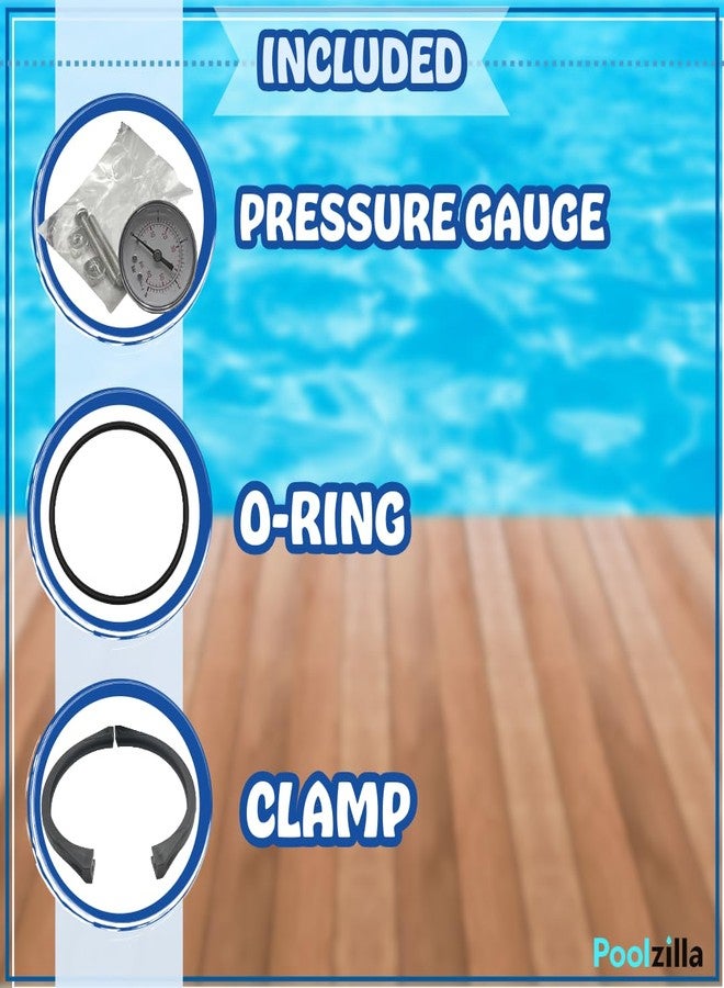 Poolzilla Blue Torrent Backwash Valve SP-714T Replacement Multiport Valve for Hayward Above Ground Pool Sand Filters | 1-1/2-Inch 6-Way | Top Mount | Black - Image 3