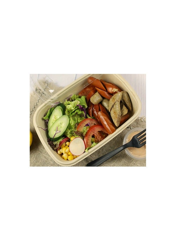 ProdelPak Eco-Pulp Rectangular with PP Lid (Pack of 25) - Image 2