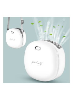 SYOSI Mini Necklace Fan, Mini Handheld Fan with Lanyard Compact Travel Fan  Lanyard Fan Wearable Fan Personal Necklace Fan Mini Cooling Fan Mobile Fan for Kids Woman Camping Outdoor Home Office Travel  - Image 1