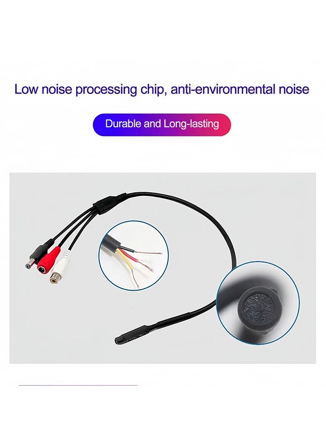 GNAFOTU 2 Pcs Cables With Rca And Power Connectors, Microphone Accessories Cables, With 10-50 Square Meter Range - Image 4