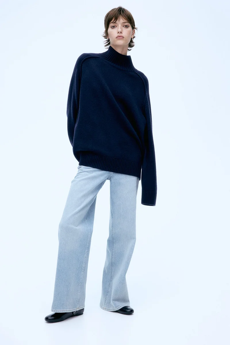 H&M Wide High Jeans