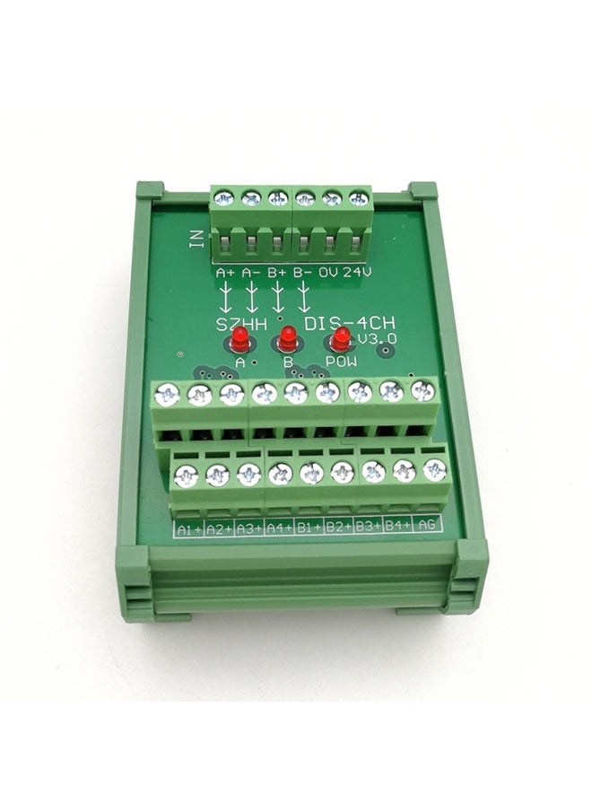 Generic Dis-4Ch Encoder Pulse Distributor 1 In 4 Out External Power Supply 5V Optional Differential Signal Expansion-Color:V3.0: No External Power Supply Vv  - Image 1