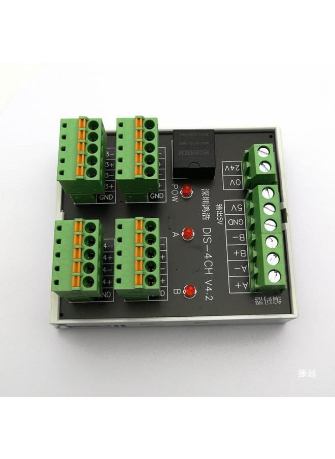 Generic Dis-4Ch Encoder Pulse Distributor 1 In 4 Out External Power Supply 5V Optional Differential Signal Expansion-Color:V3.0: No External Power Supply Vv  - Image 5