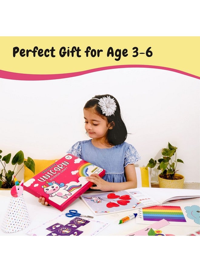 WONDRBOX Art & Craft Activity Kit - Practice Scissor Skills, Craft Kits & Supplies, 12 DIY Activities, Gifts for Toddlers, Girls & Boys Ages 3, 4, 5, 6, 7 Girls And Boys,Multicolor, (Scissor Set of 3) - Image 2