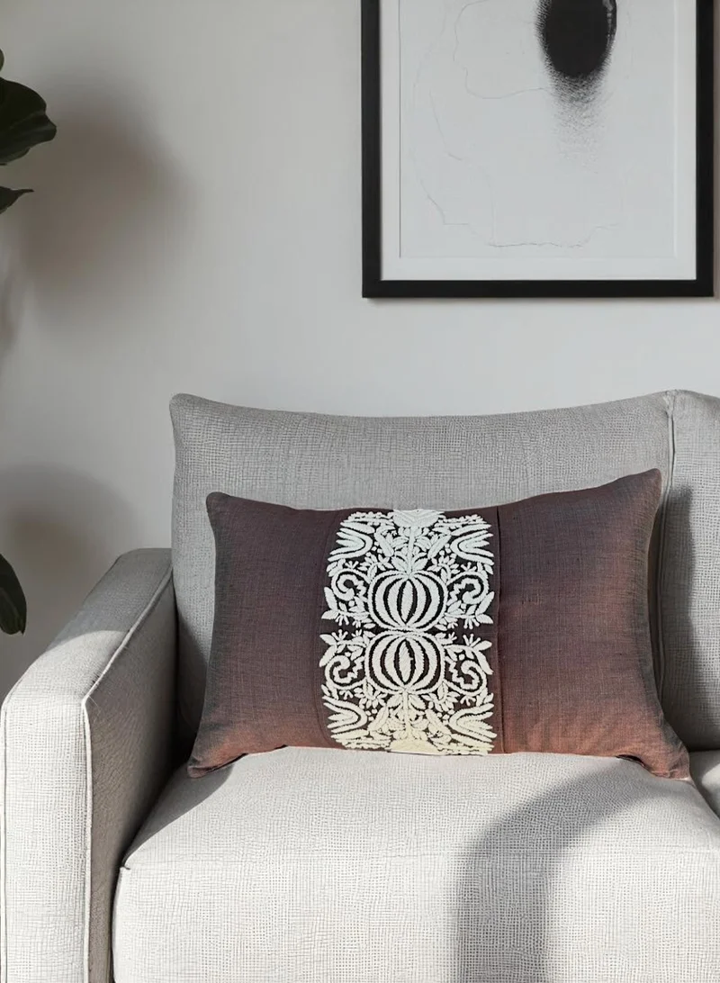Tohfa Luxe Silken Soul Handmade Cushion with Filler