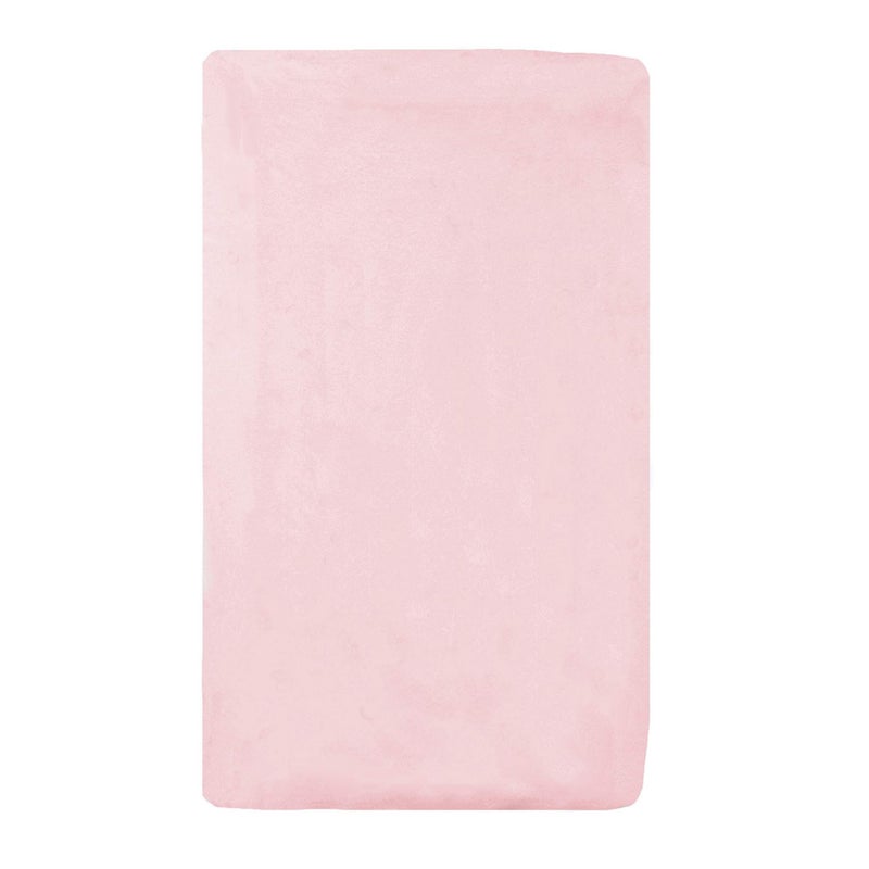 TL Care 100% Natural Breathable Cotton Jersey Knit Fitted Bassinet Sheet, Pink, 15" x 33", Soft Breathable, for Girls - Image 1
