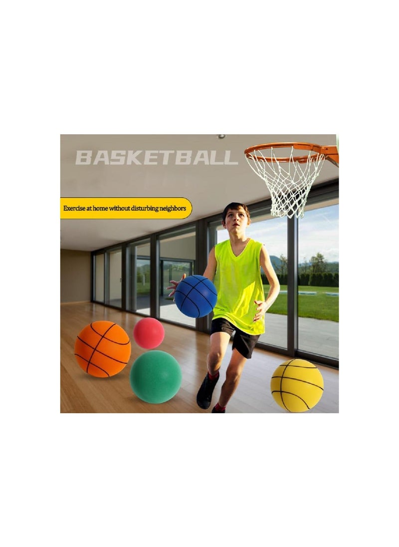 silvercnc - Hush Handle Basketball, Silent Swish Basketball, Silent Basketball Dribbling Indoor, Silent Foam Basketball for Indoor Activities - Image 1